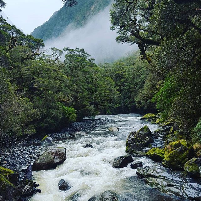 The Chasm waterfalls, Fiordland, New Zealand