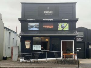 gallery and espresso bar in Whanake