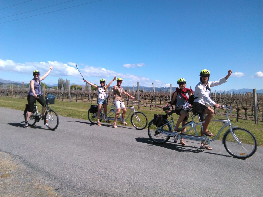 Blenheim bike wine tours